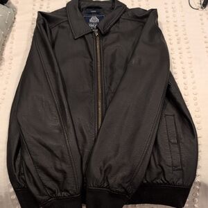 American Rag Black Bomber Jacket With Removable Hood